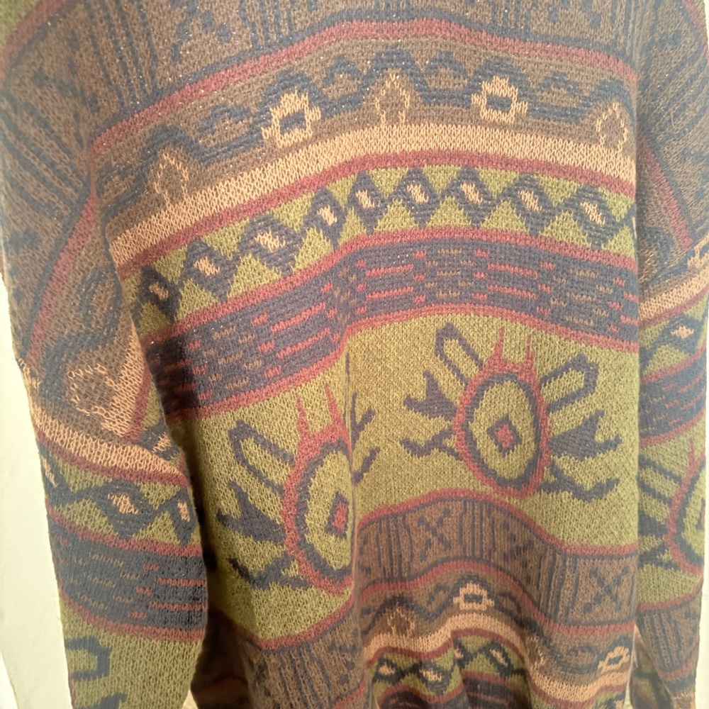 ROMWE Multicolor Patterned Sweater - Picture 3 of 7